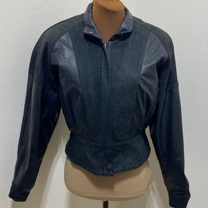 Byrnes & Baker Leather Women's Jacket
Black Motorcycle Thinsulate Size XS